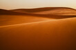 Sunset in the Sahara Desert