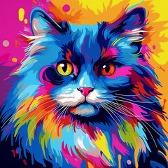  illustration of a cat