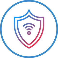 Sticker - Smart Shield Icon Style