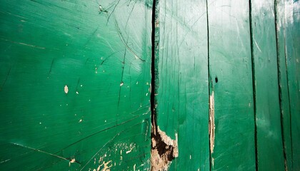 Wall Mural - scraped green background