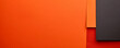Orange paper minimalistic presentation background. Top view, flat lay with copy space for text	
