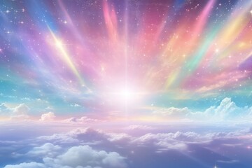 holographic sky background rainbow backgrounds sunlight.