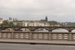 Bridges over the Vtlava river in Prague, Czech Republic