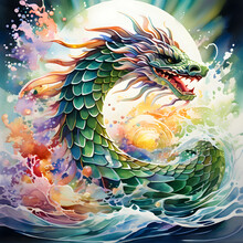 Dragon Boat Festival Celebration. Chinese Dragon.