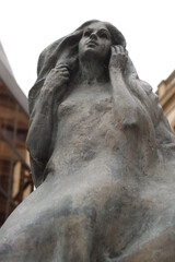 Canvas Print - Sculpture in the downtown of Prague, Czech Republic