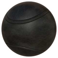 Close-up of black baseball ball. Advertising for Sports, Sports Betting, Baseball match. Modern stylish abstract ball.