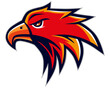 Eagle mascot. Animal logo. Sport icon