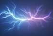 lightning strike colored 3d rendering element wallpaper