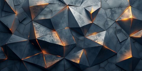 Wall Mural - a black and white image of a wall with triangles and squares