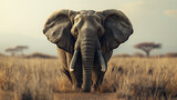 Fototapeta  - giant Asian elephant
