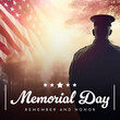 © Darwin Vectorian - Happy memorial day theme background. American flag for Memorial Day, 4th of July