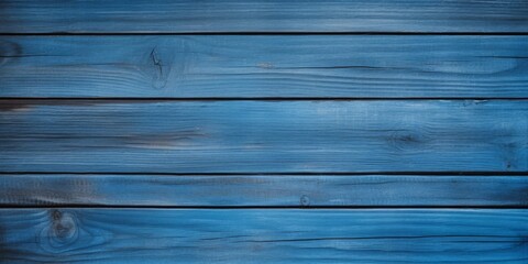 Poster - Rustic Old Weathered Blue Wood Plank Background Texture extreme closeup. High quality photo