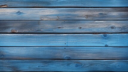 Poster - Rustic Old Weathered Blue Wood Plank Background Texture extreme closeup. High quality photo