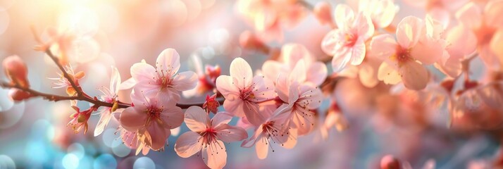 Sticker - Cluster of flowers growing on tree