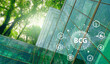 © Artinun - Bio-Circular Green economy concept. Corporate sustainability, renewable energy, and green building strategies for a sustainable future. Sustainable Development Goals. BCG economy. Renewable energy.