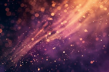 Wall Mural - A purple background with a lot of glittery stars
