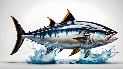 fish tuna, World Tuna Day, 2 may, Concept template for international tuna day, Majestic tuna fish .Specially design for world tuna day. fish, tuna, world, tuna, day, 2, may, concept, template