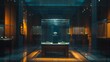 High-End Jewelry Heist Concept: Tense Museum Display of a Single Valuable Jewel