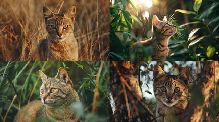 Wall Mural - tiger in the jungle