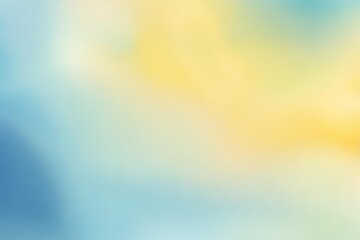 Wall Mural - Abstract gradient smooth Blurred Watercolor Yellow And Blue background image