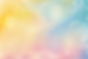 Wall Mural - Abstract gradient smooth Blurred Watercolor Yellow And Blue background image