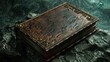 A book of spells that holds the secrets to arcane mysteries, bound in enchanted leather