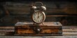 Exceptional Time Management Skills of Historical Figures Vintage Desk Clock Concept