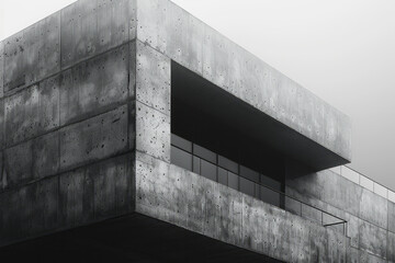 Poster - An urban gradient from grey to black with a concrete texture, reflecting the feel of a cityscape,