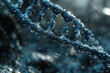 DNA Spiral, 3d Render, Generative AI