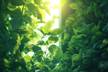 Poster - A renewable energy source modeled after a photosynthetic process, green technology in literal form,