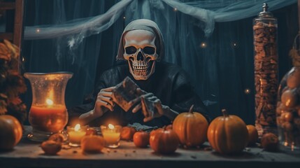 Halloween, the spookiest day of the year Generative AI