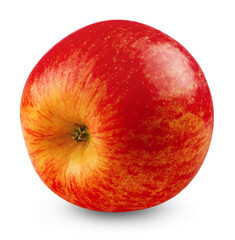 Wall Mural - Red apple isolated on transparent background.