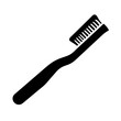 © Multi-Media - Tooth brush icon vector graphics element silhouette health-care symbol sing isolated illustration on a Transparent Background