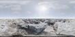 Group of rocks in middle of water 360 panorama vr environment map