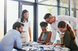 © peopleimages.com - Diversity, team and business meeting for discussing, documents and office. Teamwork, communication and boardroom for success, partnership and sharing ideas or analysis, employee and collaboration