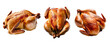 © wedeliastudio02 - Set of delicious roasted grilled chicken on transparent background