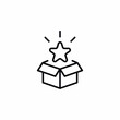 © Nijat - box package delivery star icon
