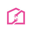 home care logo vector icon illustration
