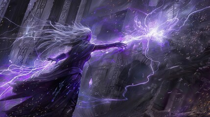 Canvas Print - Game concept mage design