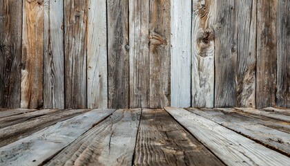 Wall Mural - old dark gray wood wall for wood background and texture an old weathered wooden wall with a white paint striped pattern creates a rustic backdrop for your next design project generative ai