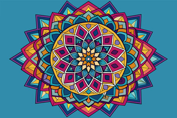 Aufkleber - Geometric patterns inspired by data visualization