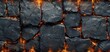 background of a burning charcoal wall 