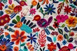 Otomi Embroidery Mexican Textile Pattern