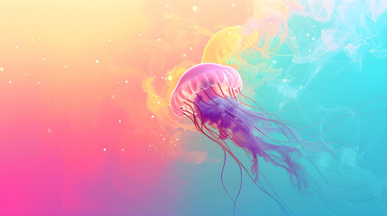 Wall Mural - Jelly fish PC wallpaper