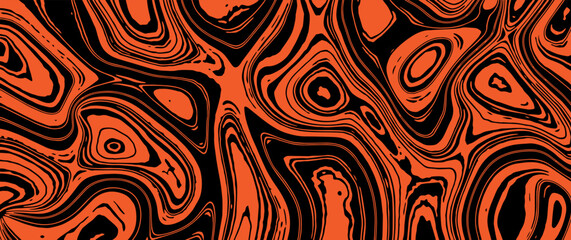 abstract elegant black and orange vector art background for business card, flyer, poster, design int