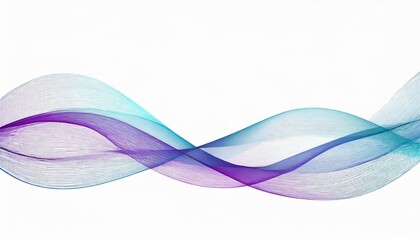 Wall Mural - vector wave lines smooth flowing dynamic blue purple pink gradient isolated on transparent background for concept of technology digital communication science music