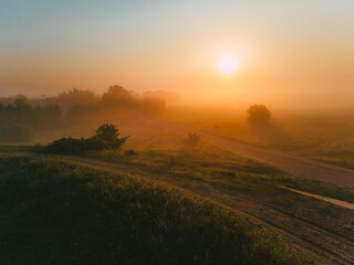 Wall Mural - sunrise in the morning