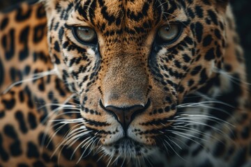 Canvas Print - Close-up of a Jaguar's Face