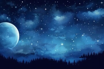 Cute night sky background moon astronomy outdoors.
