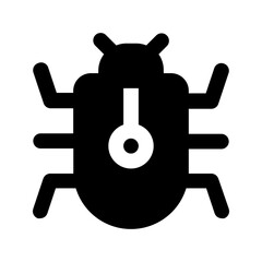 Poster - malware glyph icon